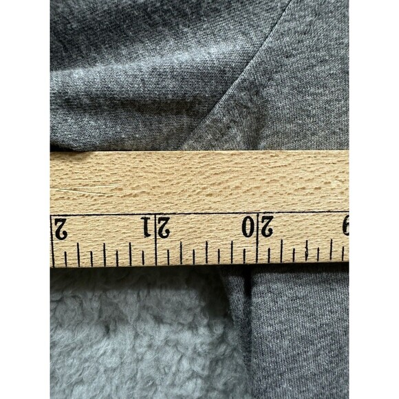 Zara Man Button Down Long Sleeve Shirt Gray Slim Fit Soft Cotton Jersey Knit Lg - Picture 4 of 6